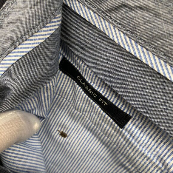 J. Crew Bowery Chino Pants Mens 32x32 Navy Blue Classic Fit Straight Falt Front - Picture 9 of 10